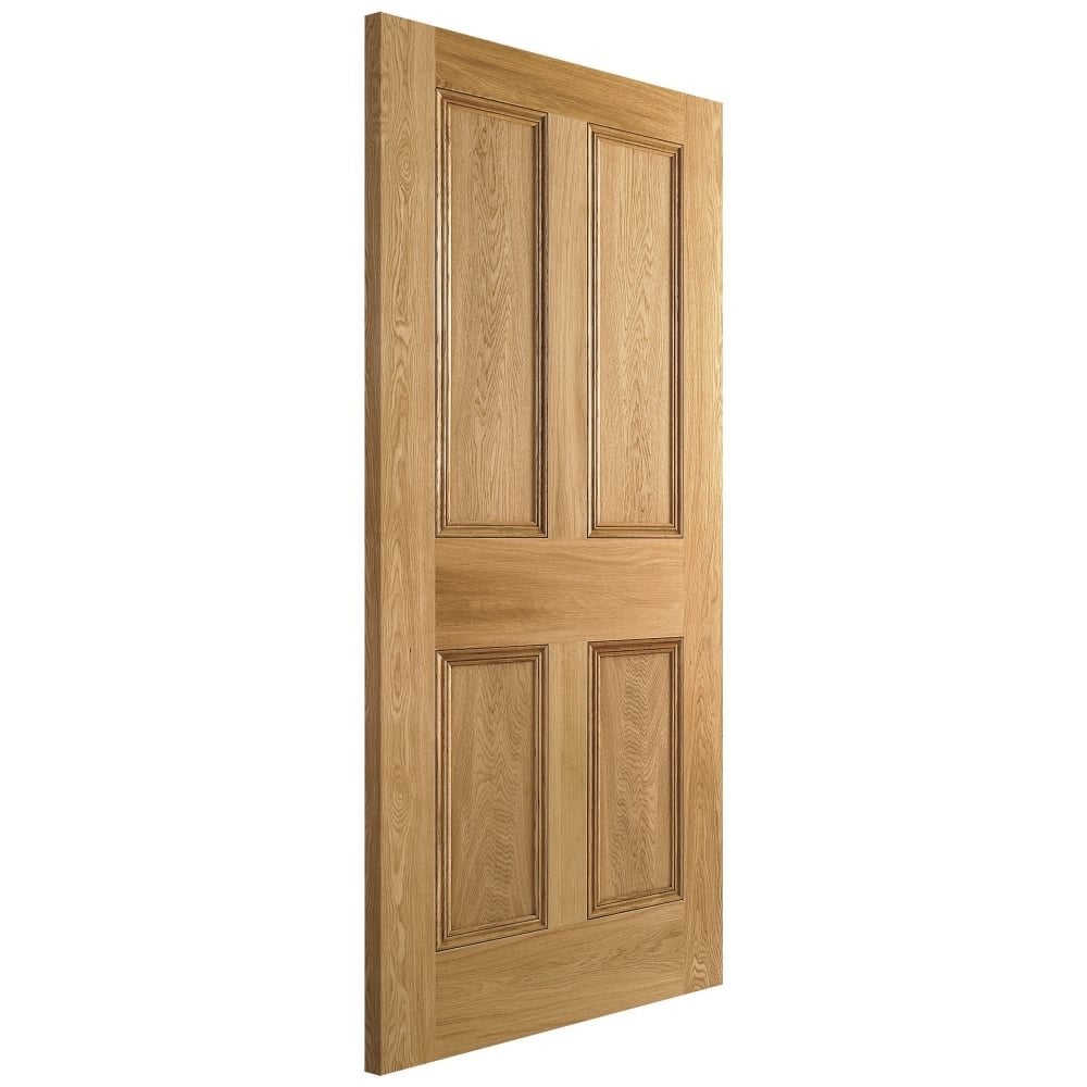 Traditional Oak Internal Doors - 4 Panel Fire Door
